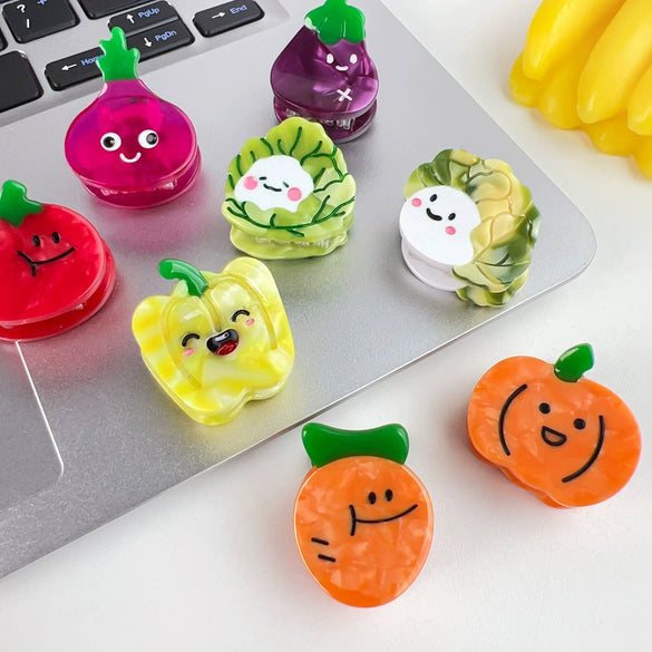 Wholesale Handmade Acetic Acid Hairpin Fruit And Vegetable Series For Women