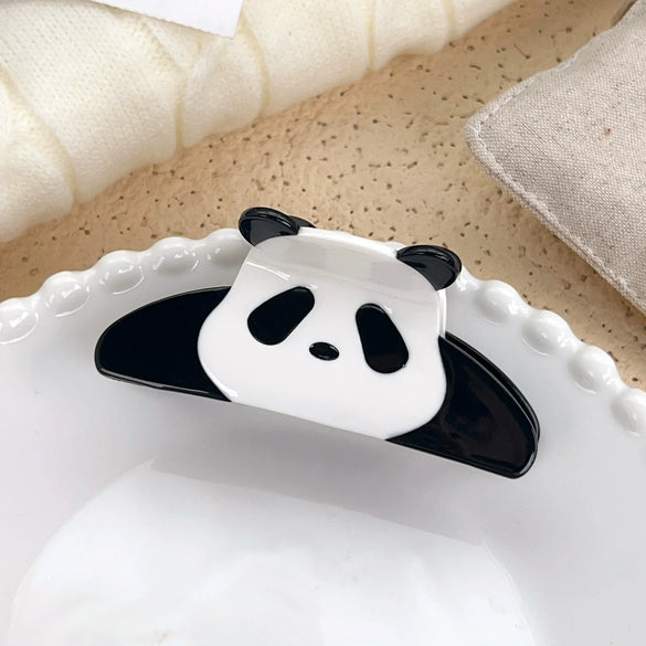 Wholesale Handmade Acetic Acid Hairpin With Cute Panda Cartoon Design For Women