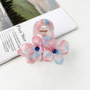 Wholesale Handmade Acetic Acid Heartshaped Flower Hairpin For Girls Small Fresh Style
