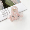 Wholesale Handmade Acetic Acid Heartshaped Flower Hairpin For Girls Small Fresh Style