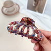 Wholesale Handmade Acetic Acid Light Luxury Geometric Hollow Hair Accessories For Girls Lantern And Pumpkin Clip Styles