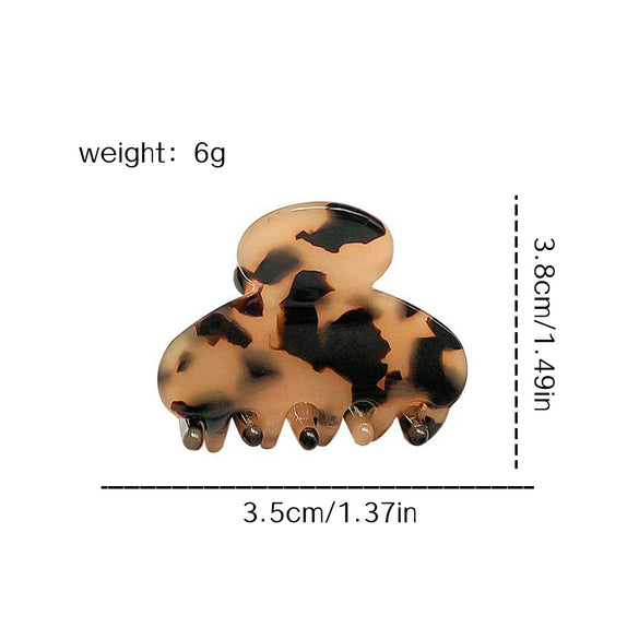 Wholesale Handmade Acetic Acid Plate Simple Floral French Retro Hairpin For Women