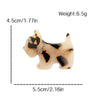 Wholesale Handmade Acetic Acid Puppy Style Duckbill Hair Clip For Women Hair Accessories