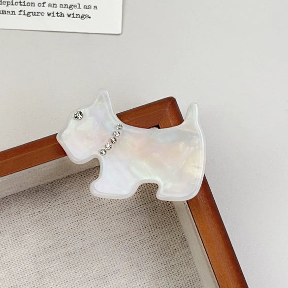 Wholesale Handmade Acetic Acid Puppy Style Duckbill Hair Clip For Women Hair Accessories