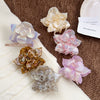 Wholesale Handmade Acetic Acid Sweet Style Flower Women's Hair Clips