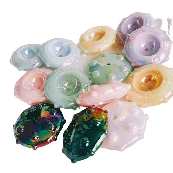 Wholesale Handmade Acrylic Cute Spaceship Beaded Mobile Phone Pendant Diy Accessories