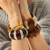 Wholesale Handmade Acrylic Geometric Bracelet Highend Jewelry