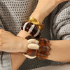 Wholesale Handmade Acrylic Geometric Bracelet Highend Jewelry