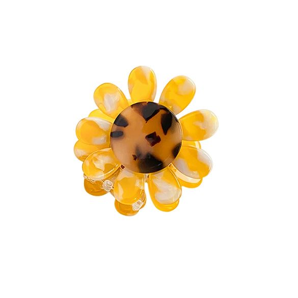 Wholesale Handmade Acrylic Sweet Plant Flowers Style Hair Grip Clip For Women