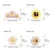 Wholesale Handmade Acrylic Sweet Plant Flowers Style Hair Grip Clip For Women