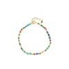 Wholesale Handmade African Turquoise Red Coral Copper Natural Stone Geometric Style Chain Necklace For Women