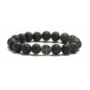 Wholesale Handmade Agate And Stainless Steel Geometric Cross Beaded Bracelet