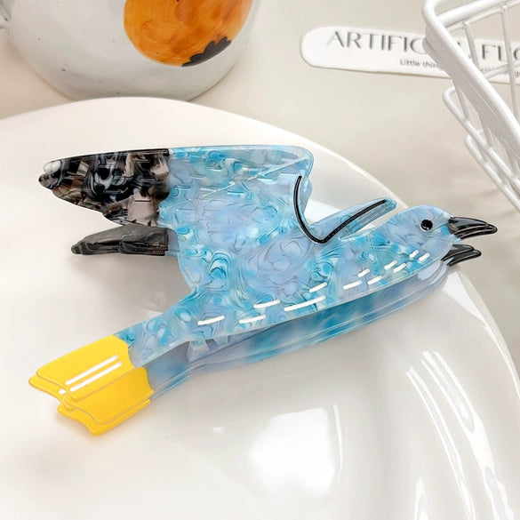 Wholesale Handmade Animal Design Acetate Hair Shark Clip For Women