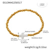 Wholesale Handmade Beaded Cross Bracelet 316L Stainless Steel Geometric 18K Gold Plated Jewelry For Women