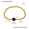 Wholesale Handmade Beaded Cross Bracelet 316L Stainless Steel Geometric 18K Gold Plated Jewelry For Women