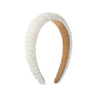 Wholesale Handmade Beaded Sponge Headband With Pearls And Geometric Style For Women