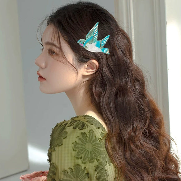 Wholesale Handmade Cartoon Animal Acetic Acid Duckbill Hairpin For Women