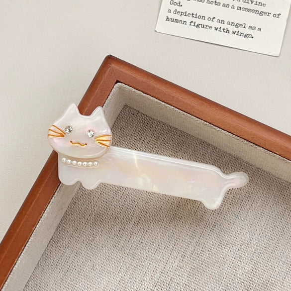 Wholesale Handmade Cat Hairpin Pc Material Women's Hair Accessories