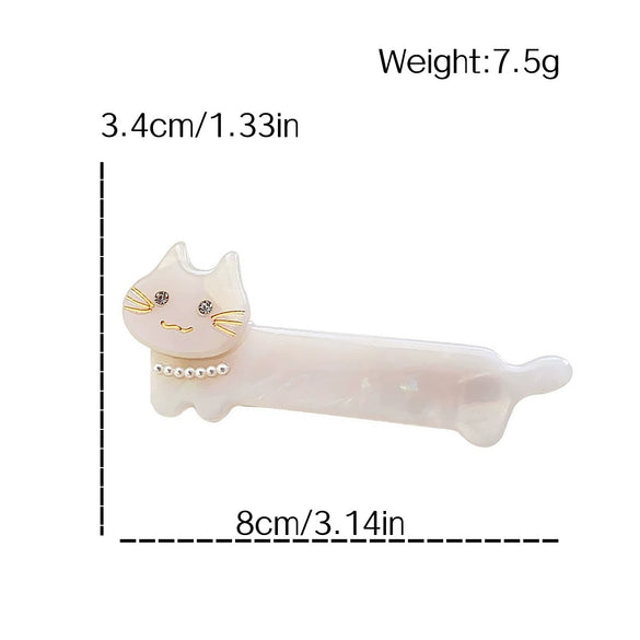 Wholesale Handmade Cat Hairpin Pc Material Women's Hair Accessories