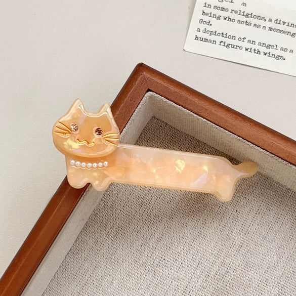 Wholesale Handmade Cat Hairpin Pc Material Women's Hair Accessories