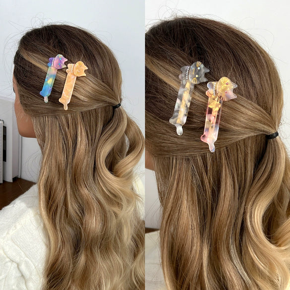 Wholesale Handmade Cat Hairpin Pc Material Women's Hair Accessories