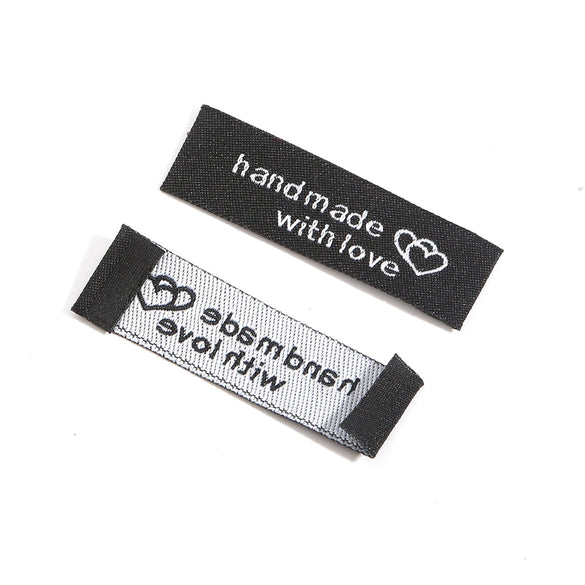 Wholesale Handmade Cloth Clothing Labels With Printing Sewing Craft Accessories