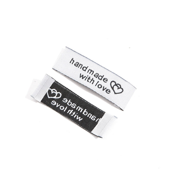 Wholesale Handmade Cloth Clothing Labels With Printing Sewing Craft Accessories