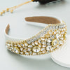 Wholesale Handmade Cloth Headband In Light Luxury Style Baroque Retro Exaggerated Design For Women