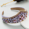 Wholesale Handmade Cloth Headband In Light Luxury Style Baroque Retro Exaggerated Design For Women