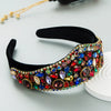 Wholesale Handmade Cloth Headband In Light Luxury Style Baroque Retro Exaggerated Design For Women