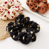 Wholesale Handmade Cloth Heart Hair Ring For Girls High Elasticity Summer New Ins Style