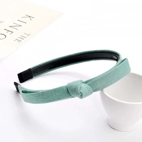 Wholesale Handmade Cloth Knotted Bow Headband For Women Hair Accessories