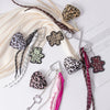 Wholesale Handmade Color Printed Pu Leopard Print Heart And Small Animal Pattern Keychain And Bag Pendant Luggage Accessories