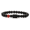 Wholesale Handmade Constellation Agate Elastic Bracelet
