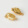 Wholesale Handmade Copper Accessories Electroplated 18K Gold Buckle For Pearl Bracelet And Necklace Connection