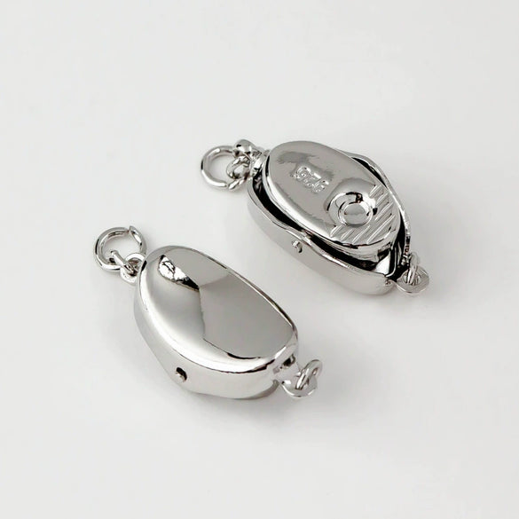 Wholesale Handmade Copper Accessories Electroplated 18K Gold Buckle For Pearl Bracelet And Necklace Connection