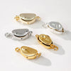 Wholesale Handmade Copper Accessories Electroplated 18K Gold Buckle For Pearl Bracelet And Necklace Connection