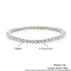 Wholesale Handmade Copper Geometric Minimalist Women's Stacked Beads Elastic Rope Bracelet