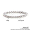 Wholesale Handmade Copper Geometric Minimalist Women's Stacked Beads Elastic Rope Bracelet
