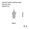 Wholesale Handmade Copper Jewelry Accessories With Inlaid Zircon And Cartoon Characters Angel Boy Girl Small Pendant Diy Necklace