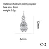 Wholesale Handmade Copper Jewelry Accessories With Inlaid Zircon And Cartoon Characters Angel Boy Girl Small Pendant Diy Necklace
