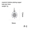 Wholesale Handmade Copper Jewelry Accessories With Inlaid Zircon And Cartoon Characters Angel Boy Girl Small Pendant Diy Necklace