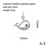 Wholesale Handmade Copper Jewelry Accessories With Inlaid Zircon And Cartoon Characters Angel Boy Girl Small Pendant Diy Necklace