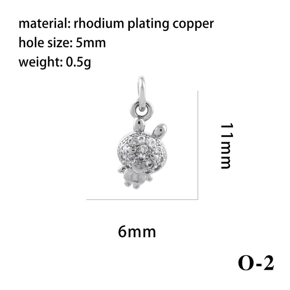 Wholesale Handmade Copper Jewelry Accessories With Inlaid Zircon And Cartoon Characters Angel Boy Girl Small Pendant Diy Necklace
