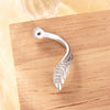 Wholesale Handmade Copper Wings Earrings With Electroplating Simple And Natural Style For Women