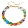 Wholesale Handmade Crystal Glass Beads Bracelet With Geometric Style