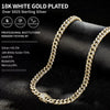 Wholesale Handmade Diamond Hiphop Gold Plated Copper Cuban Chain Necklace For Unisex