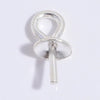 Wholesale Handmade Diy S925 Sterling Silver Round Bead Holder Earrings Pendant Needle Holder With Electroplating