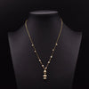Wholesale Handmade Drop Shape Retro Pearl Long Necklace For Women With Metal And Water Wave Chain