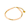 Wholesale Handmade Electroplated Geometric Stainless Steel Beaded Bracelet For Women